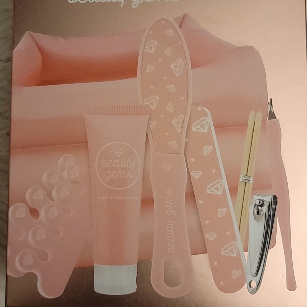 10pc Pink Pedi Spa Kit